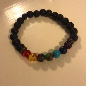 Chakra beaded bracelet